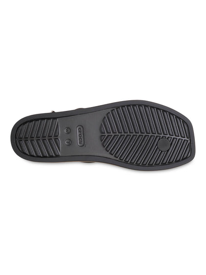 Sandalia Flip Mujer Miami Thong Flip Negro Crocs