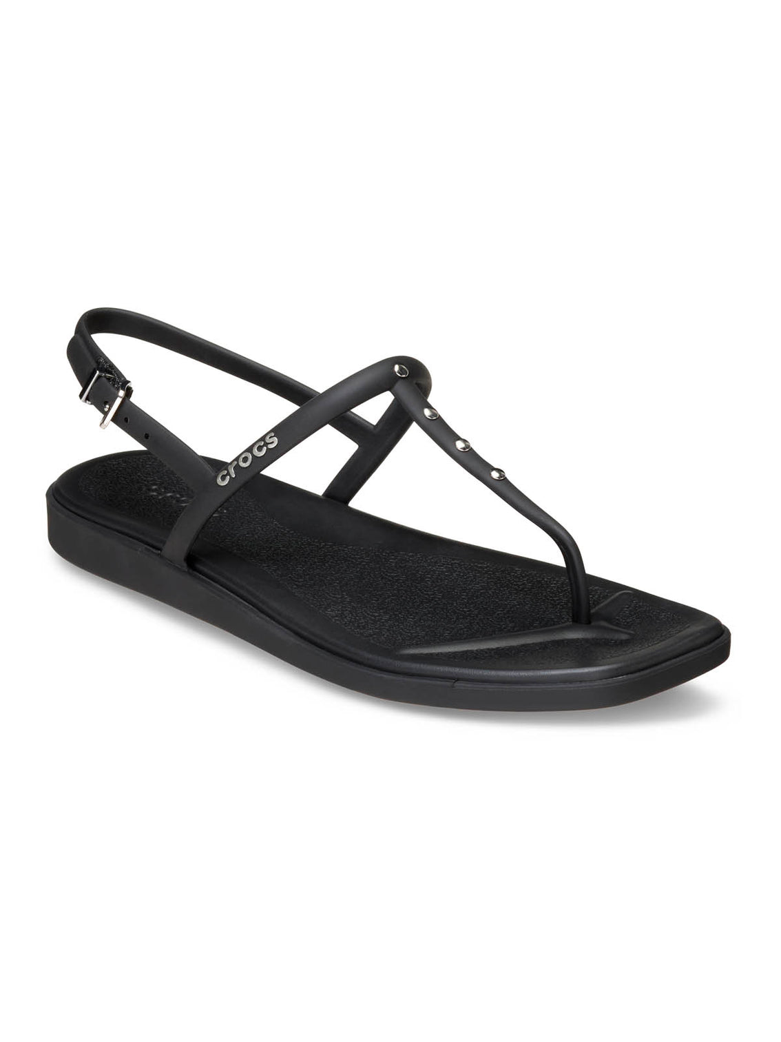 Sandalia Flip Mujer Miami Thong Flip Negro Crocs