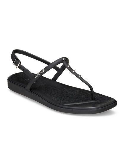 Sandalia Flip Mujer Miami Thong Flip Negro Crocs