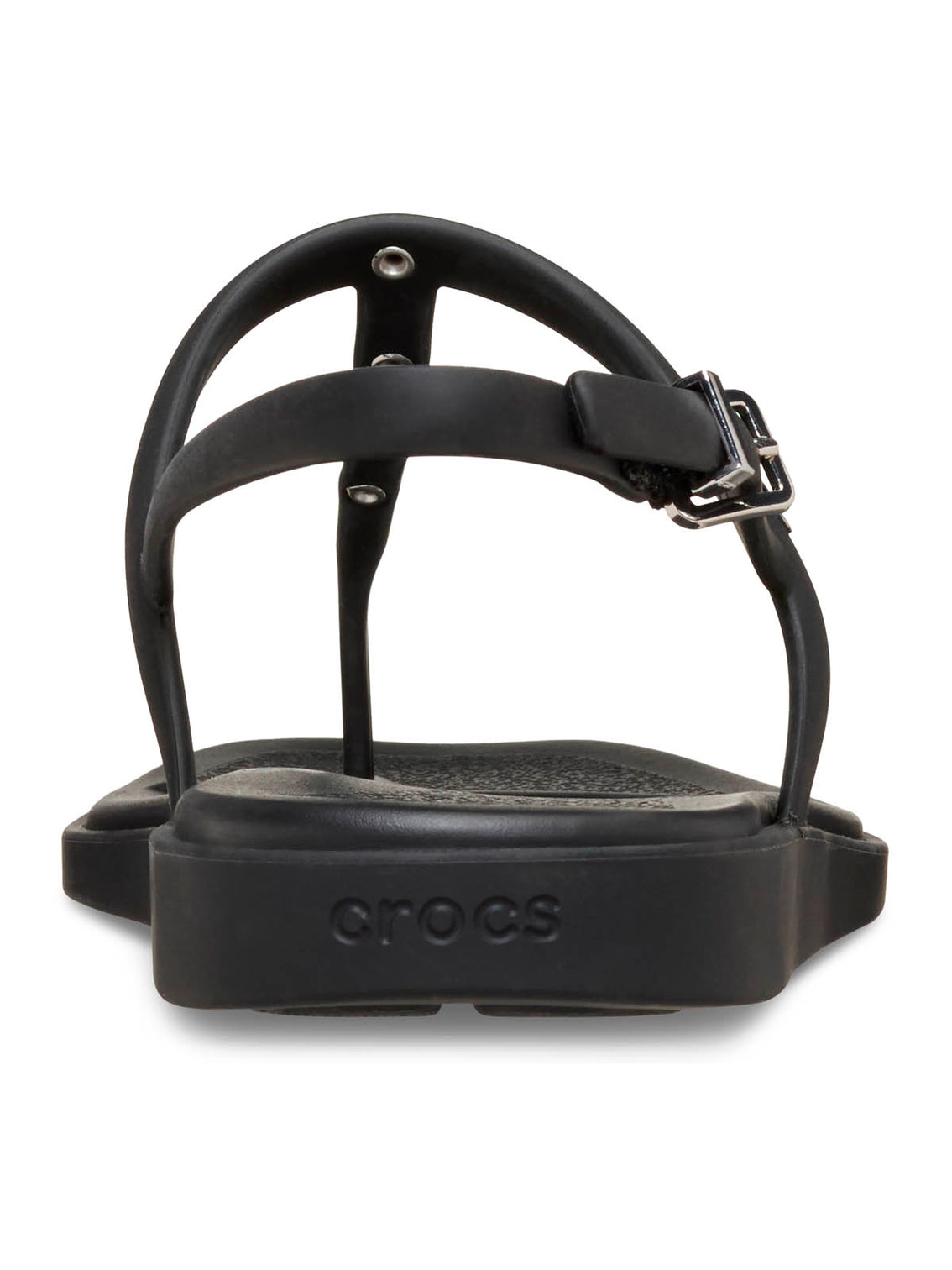 Sandalia Flip Mujer Miami Thong Flip Negro Crocs