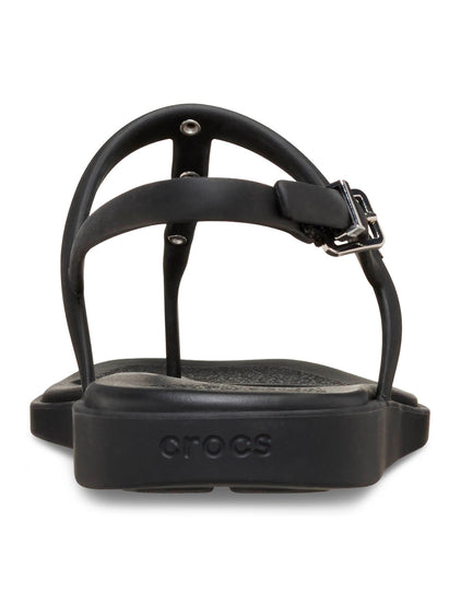 Sandalia Flip Mujer Miami Thong Flip Negro Crocs