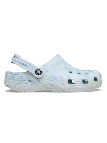 Zueco Unisex Classic Marbled Clog Blanco Crocs
