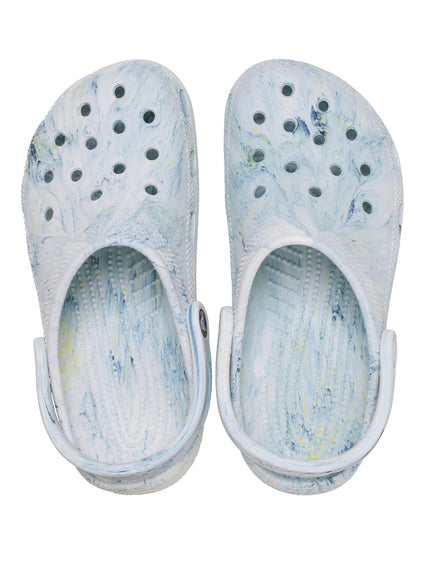 Zueco Unisex Classic Marbled Clog Blanco Crocs