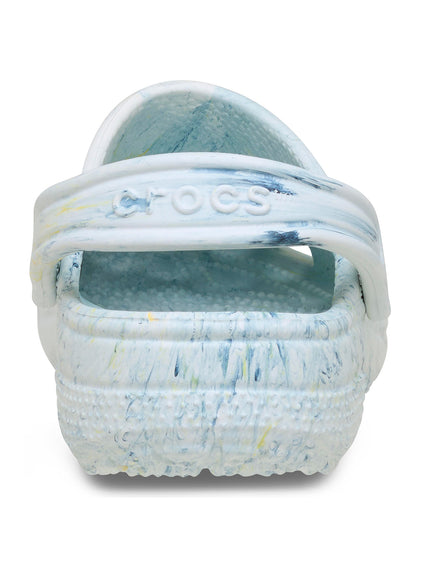 Zueco Unisex Classic Marbled Clog Blanco Crocs