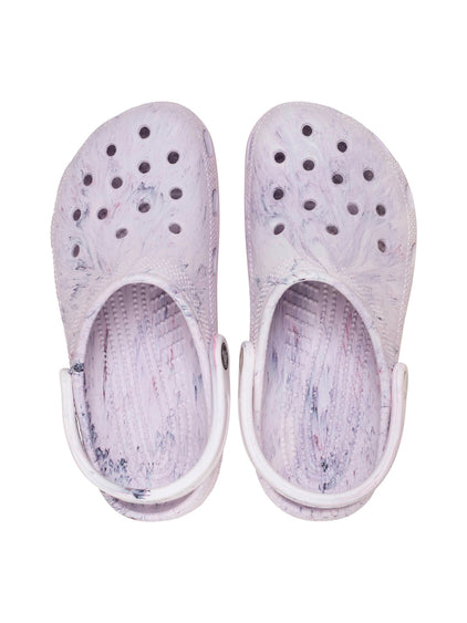 Zueco Unisex Classic Clog Morado Tye Die Crocs