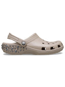 Zueco Unisex Classic Studded Clog Café Crocs