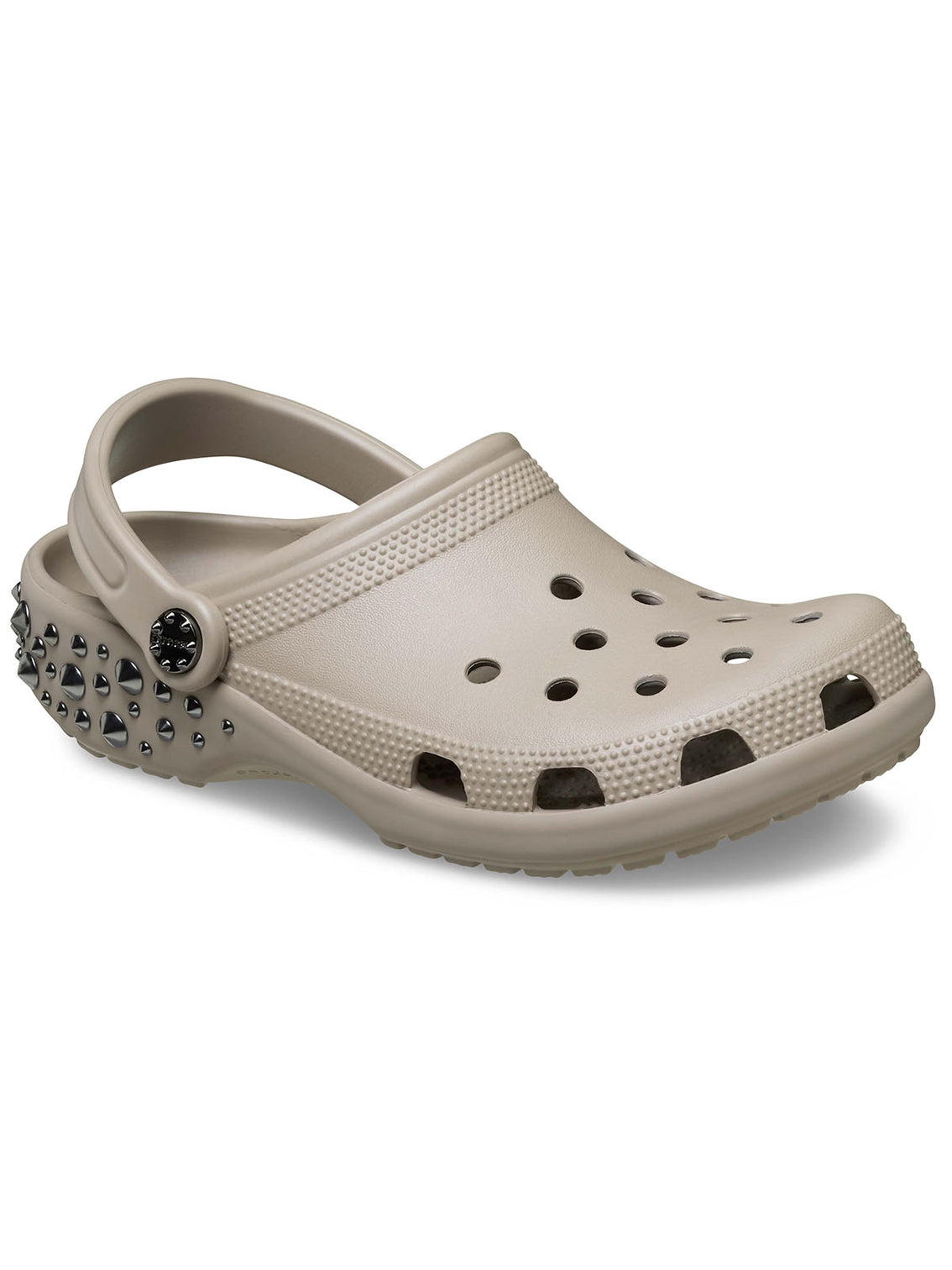 Zueco Unisex Classic Studded Clog Café Crocs