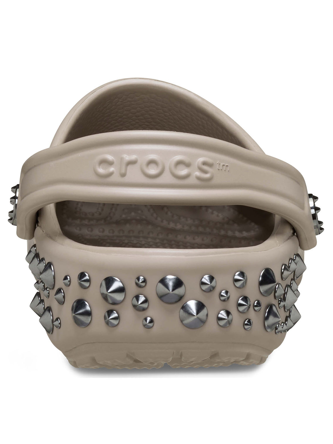 Zueco Unisex Classic Studded Clog Café Crocs