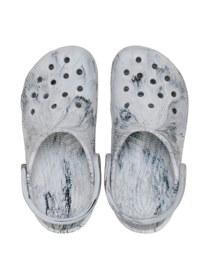 Zueco Niños Grandes Classic Clog Tie Dye Blanco Crocs