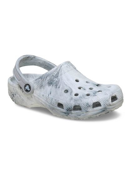 Zueco Niños Grandes Classic Clog Tie Dye Blanco Crocs