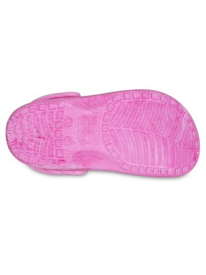 Zueco Niños Grandes Classic Clog Rosa Crocs
