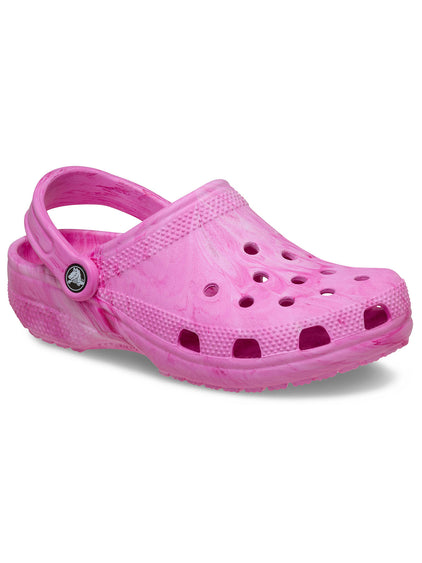 Zueco Niños Grandes Classic Clog Rosa Crocs