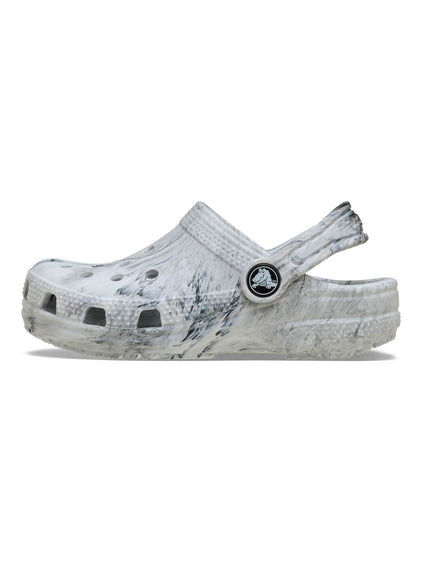 Zueco Niños Pequeños Classic Clog Tie Dye Blanco Crocs