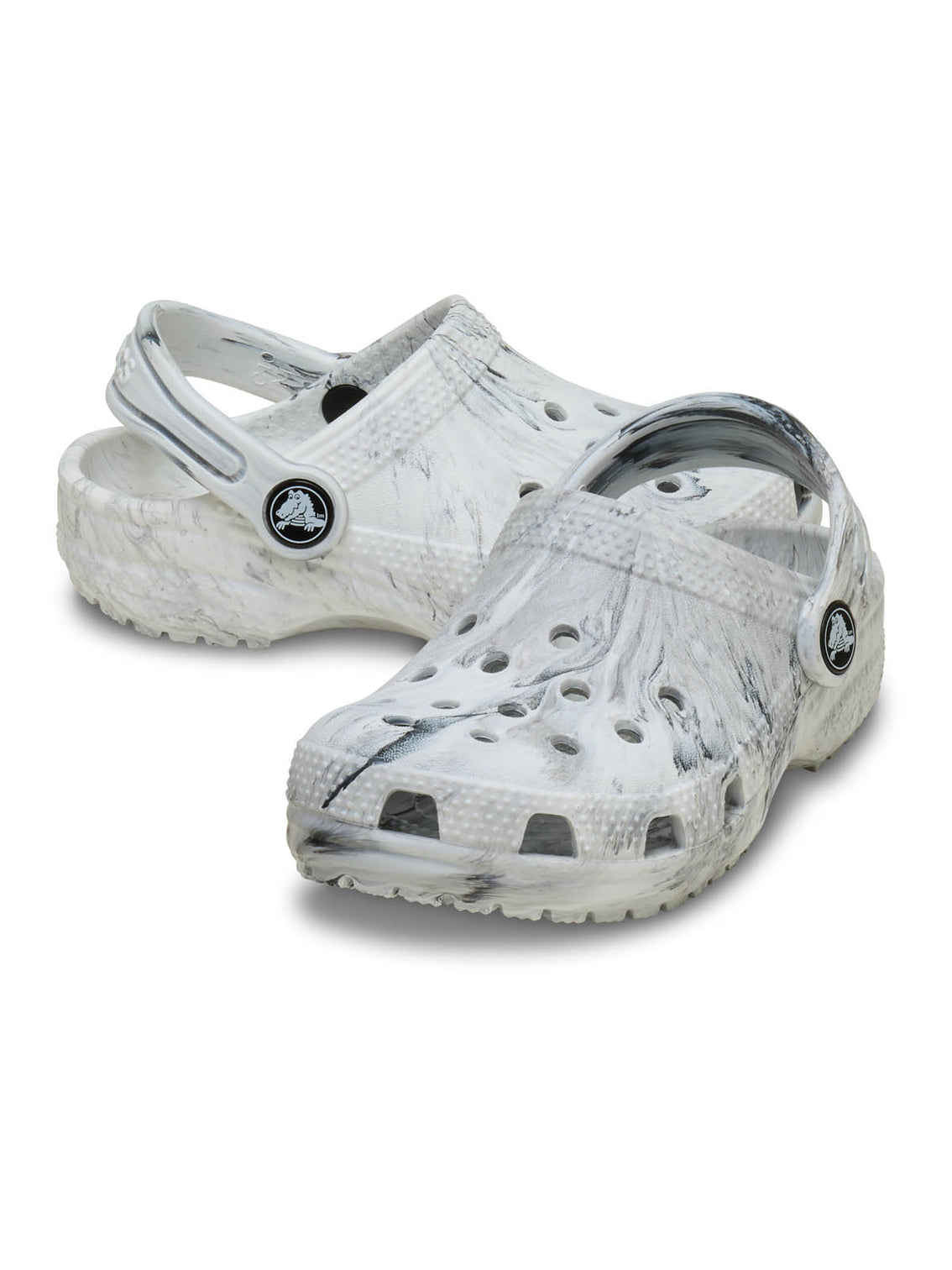 Zueco Niños Pequeños Classic Clog Tie Dye Blanco Crocs