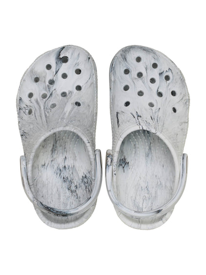 Zueco Niños Pequeños Classic Clog Tie Dye Blanco Crocs