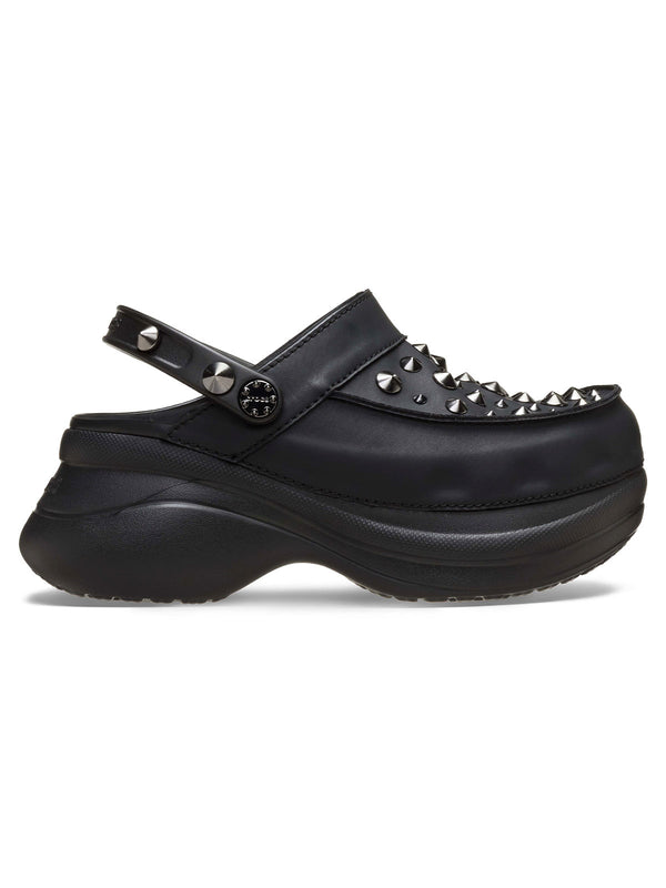 Zueco Plataforma Mujer Bae Studded Clog Negro Crocs