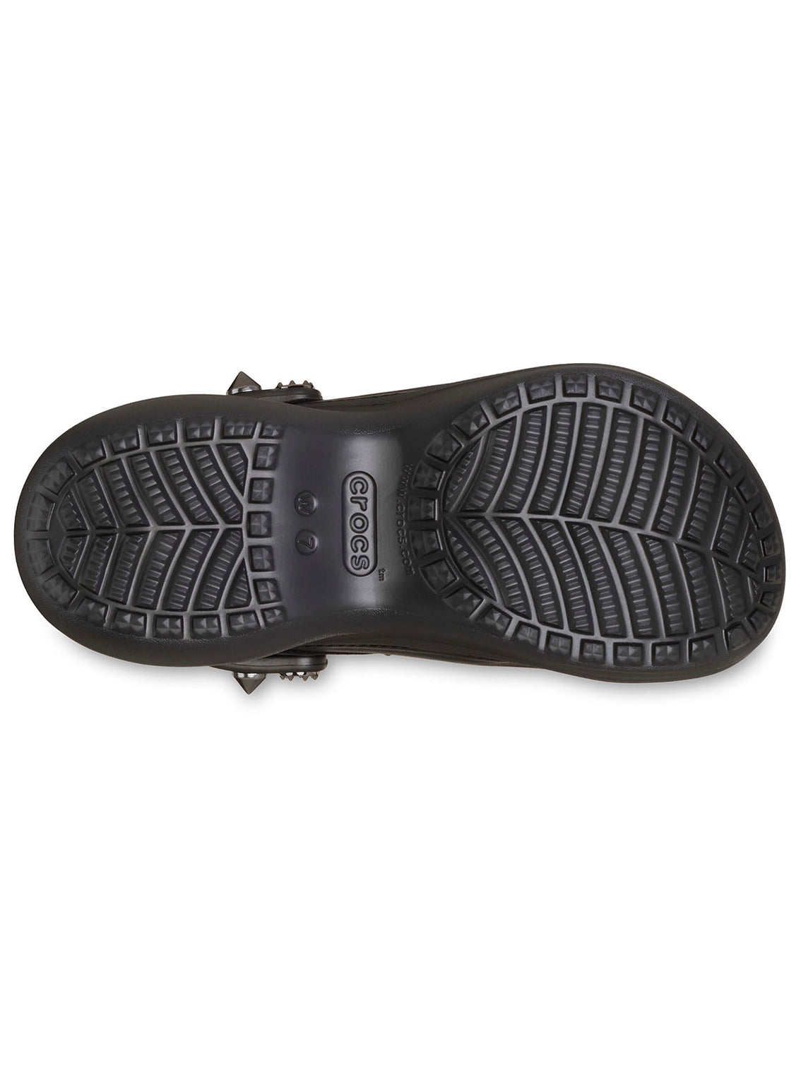 Zueco Plataforma Mujer Bae Studded Clog Negro Crocs
