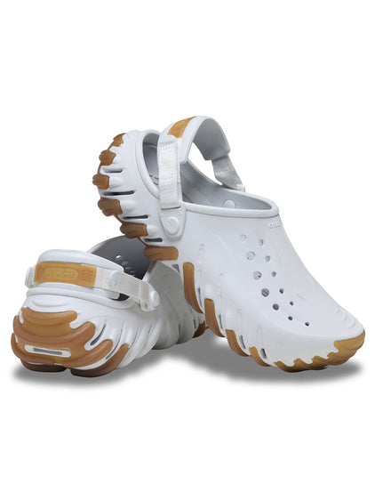 Zueco Unisex Echo Clog RO Gum Gris Claro Crocs