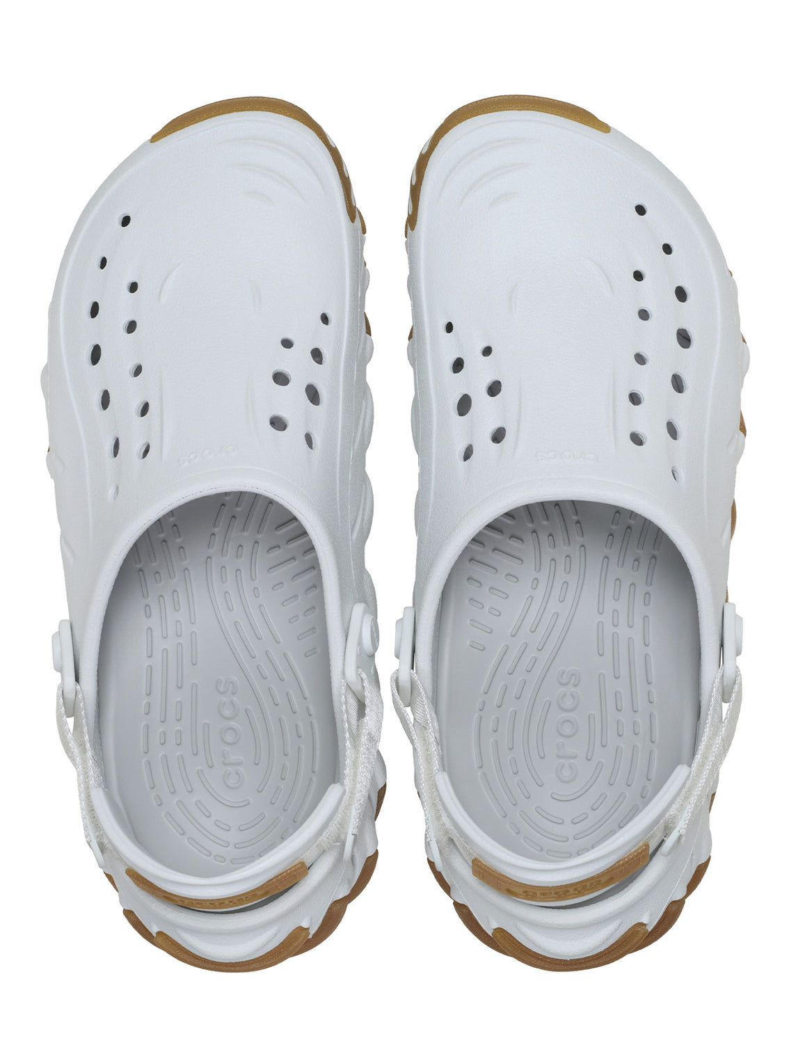 Zueco Unisex Echo Clog RO Gum Gris Claro Crocs