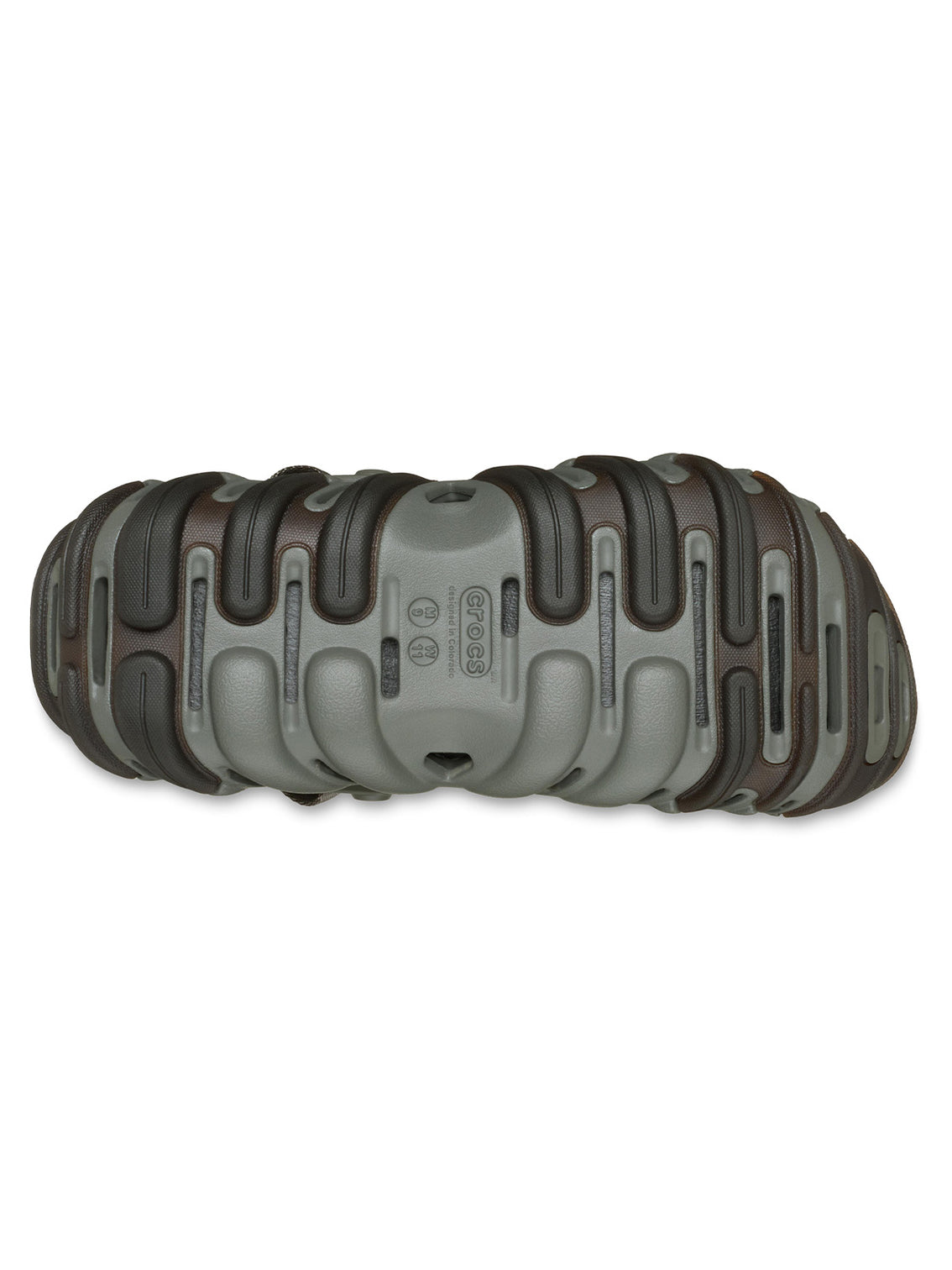 Zueco Unisex Echo Clog RO Gum Gris Oscuro Crocs