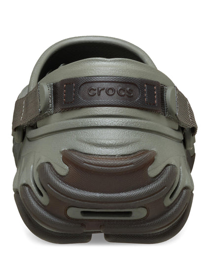 Zueco Unisex Echo Clog RO Gum Gris Oscuro Crocs
