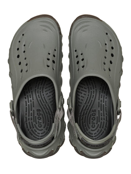 Zueco Unisex Echo Clog RO Gum Gris Oscuro Crocs