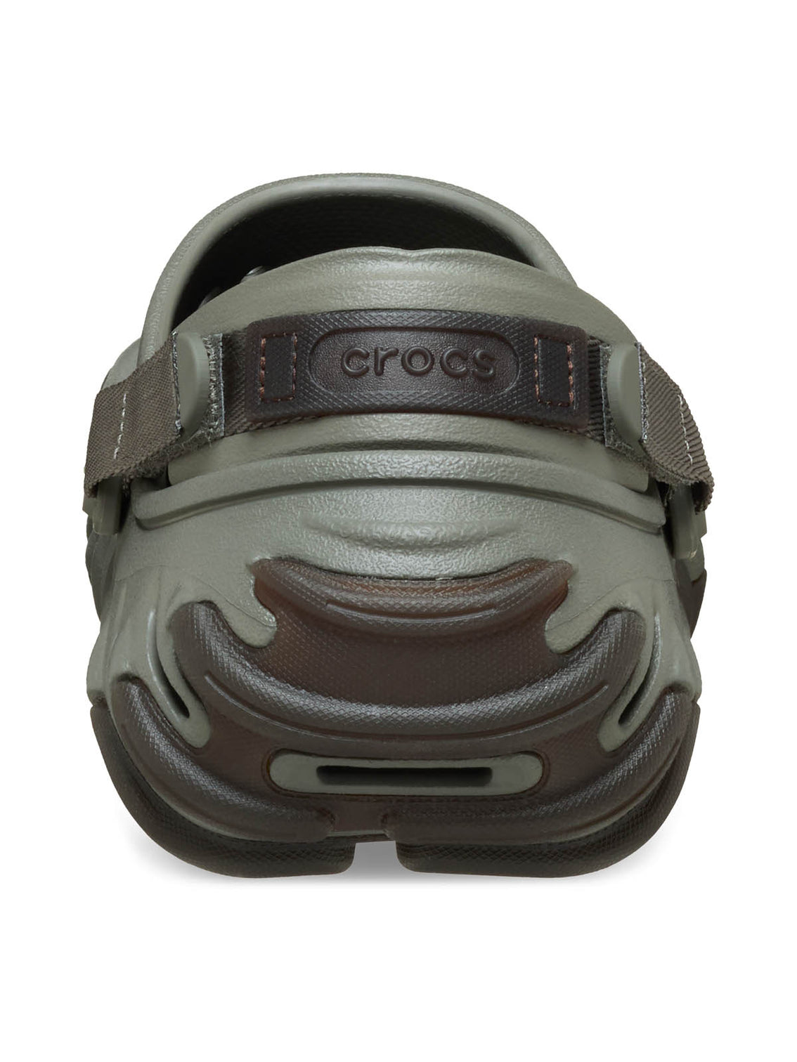 Zueco Unisex Echo Clog RO Gum Gris Oscuro Crocs