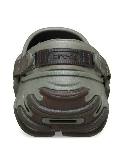 Zueco Unisex Echo Clog RO Gum Gris Oscuro Crocs