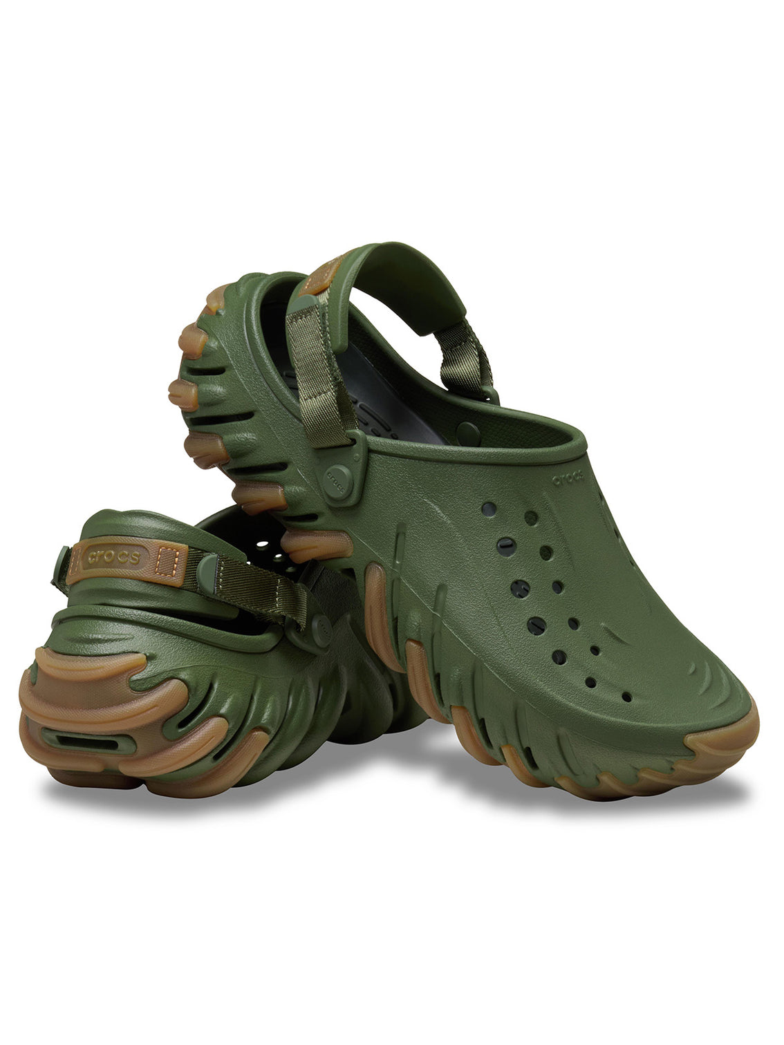 Zueco Unisex Echo Clog RO Gum Verde Crocs
