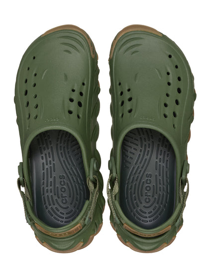 Zueco Unisex Echo Clog RO Gum Verde Crocs