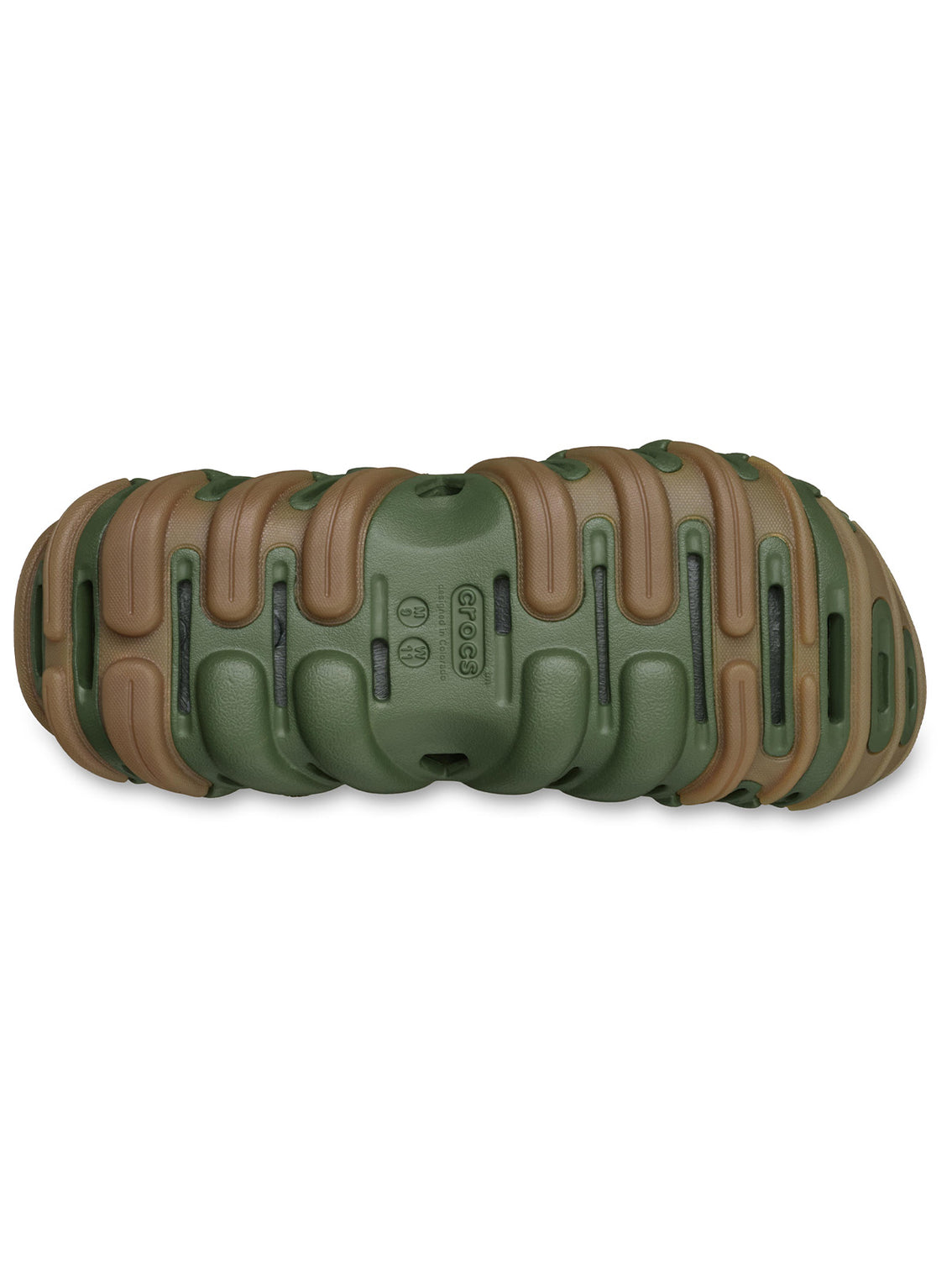 Zueco Unisex Echo Clog RO Gum Verde Crocs