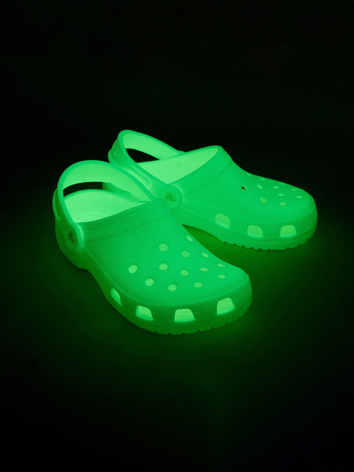 Zueco Niños Grandes Classic Clog Verde Fluorescente Crocs