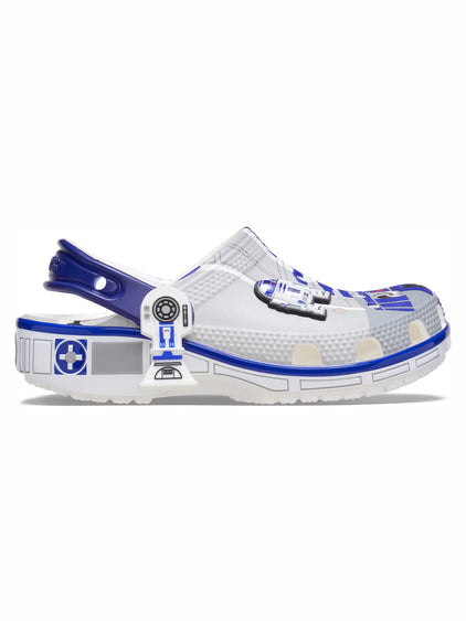 Zueco Niños Pequeños R2D2 Star Wars Blanco Crocs