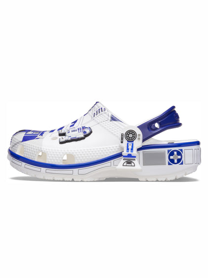 Zueco Niños Pequeños R2D2 Star Wars Blanco Crocs