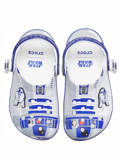 Zueco Niños Pequeños R2D2 Star Wars Blanco Crocs