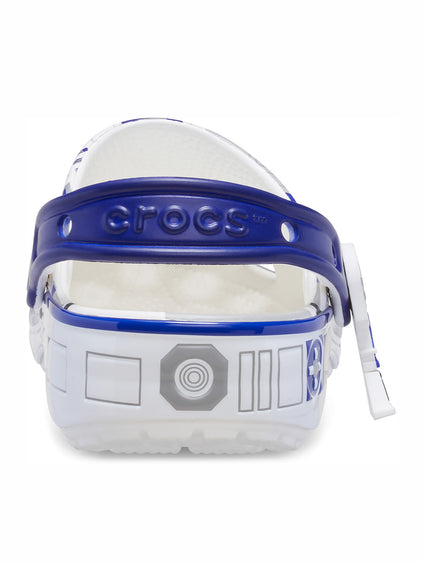 Zueco Niños Pequeños R2D2 Star Wars Blanco Crocs