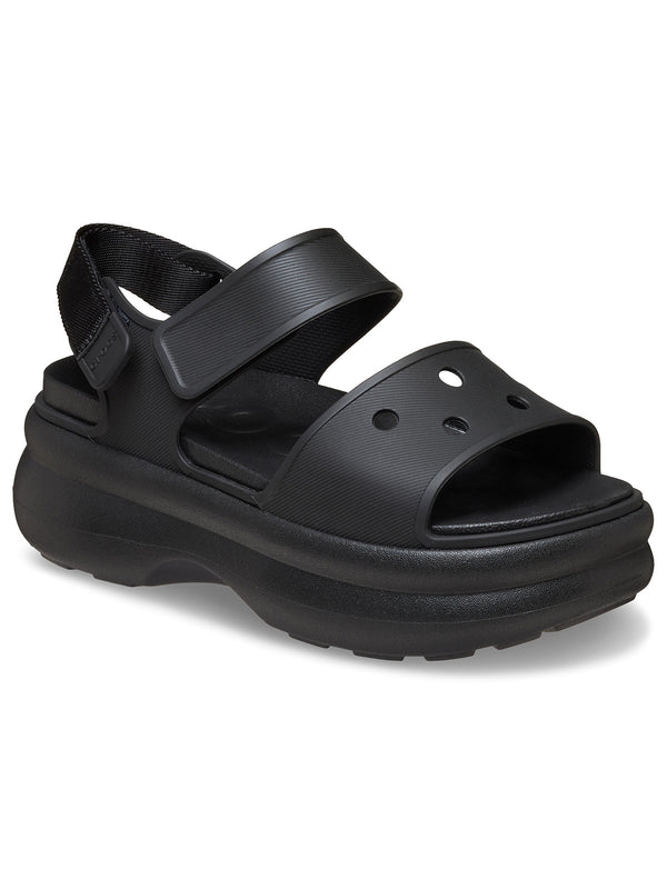 Sandalia Plataforma Mujer Soho Strap Negro Crocs