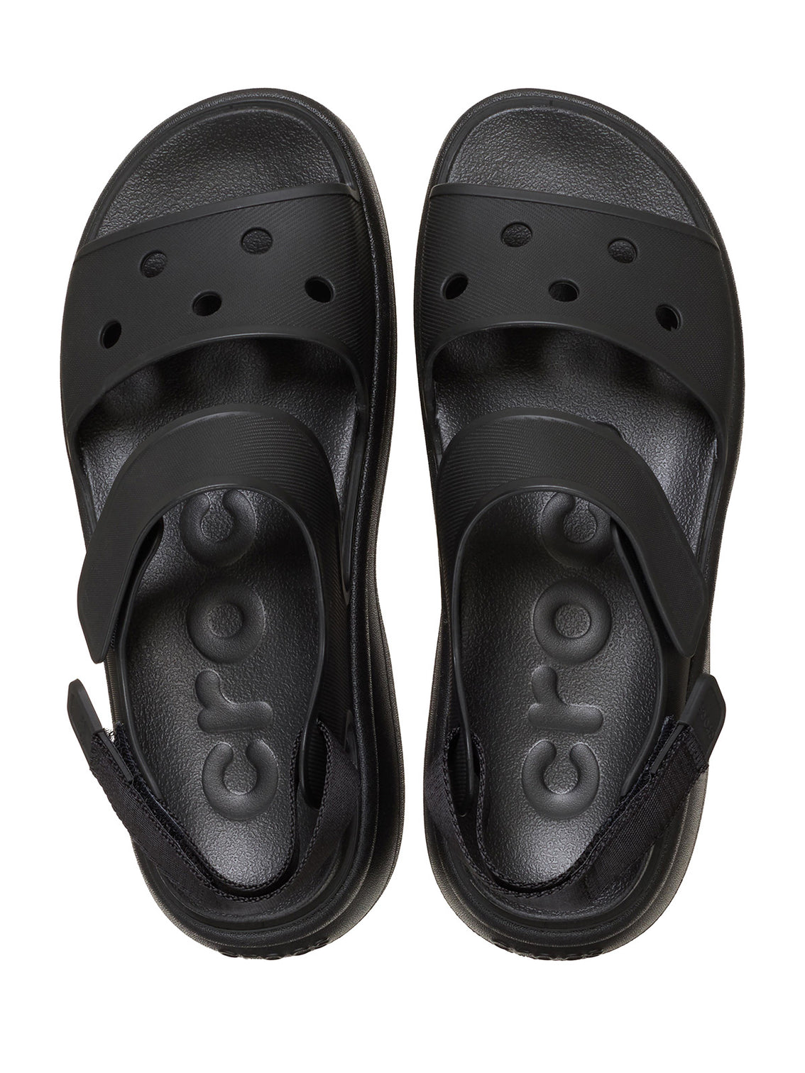 Sandalia Plataforma Mujer Soho Strap Negro Crocs