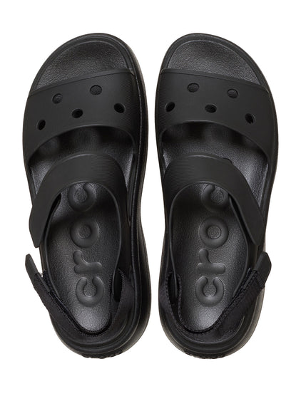 Sandalia Plataforma Mujer Soho Strap Negro Crocs