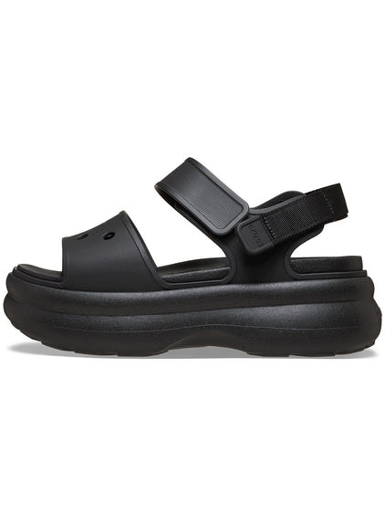 Sandalia Plataforma Mujer Soho Strap Negro Crocs