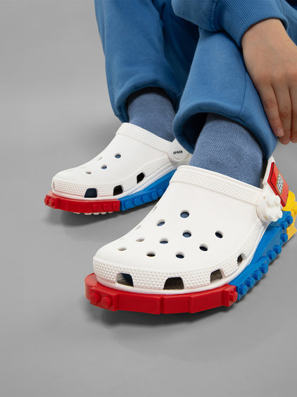 Zueco Niños Grandes Lego Creativity Clog Blanco Crocs