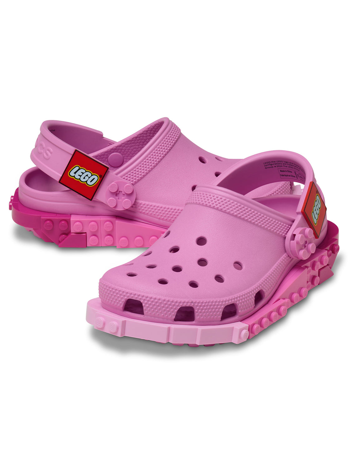 Zueco Niños Grandes Lego Creativity Clog Rosa Crocs