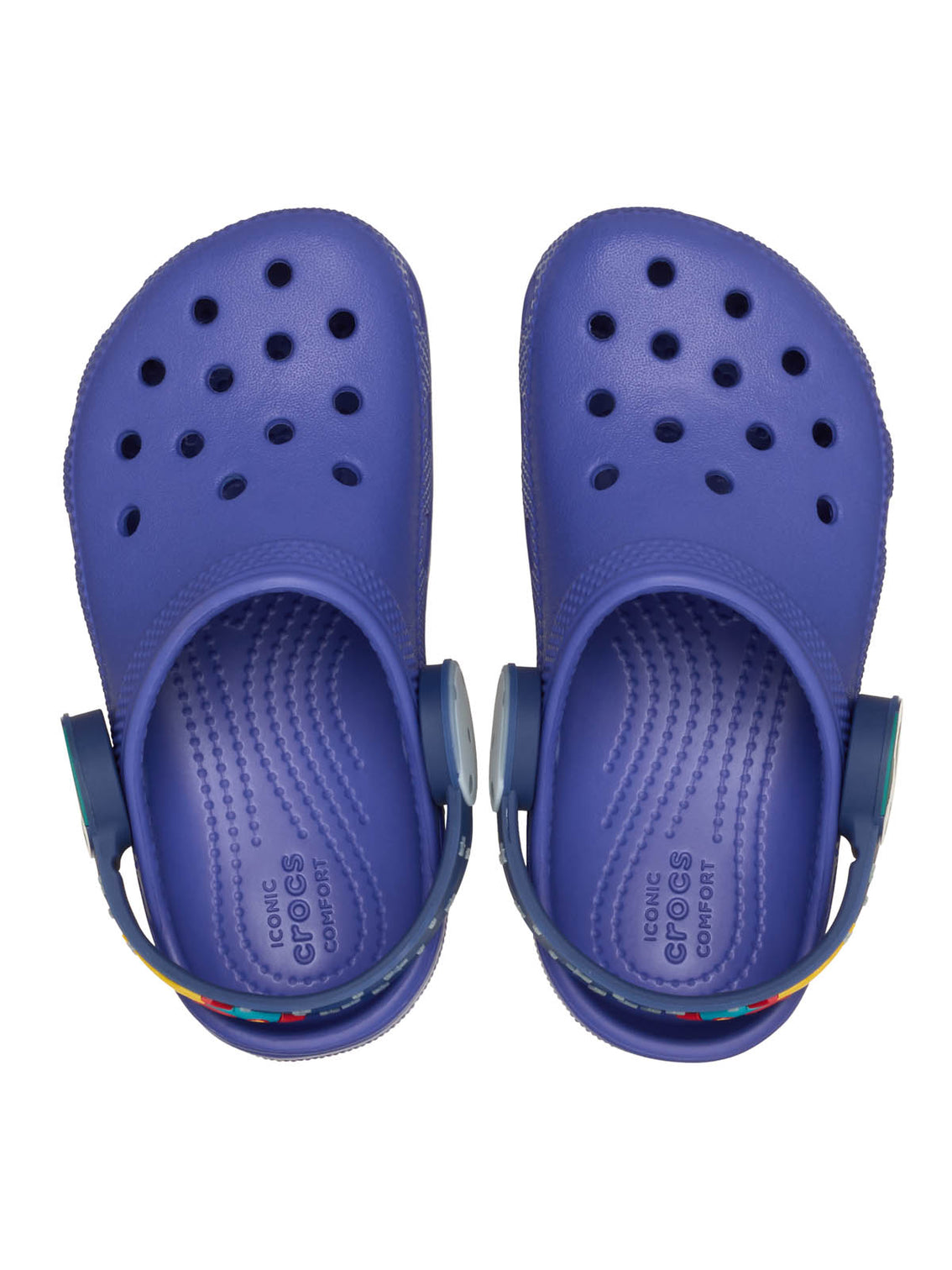 Zueco Niños Pequeños Classic Clog Con Luces Azul Crocs