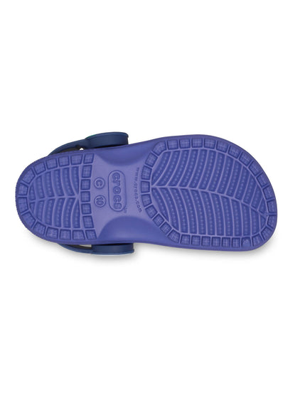Zueco Niños Pequeños Classic Clog Con Luces Azul Crocs