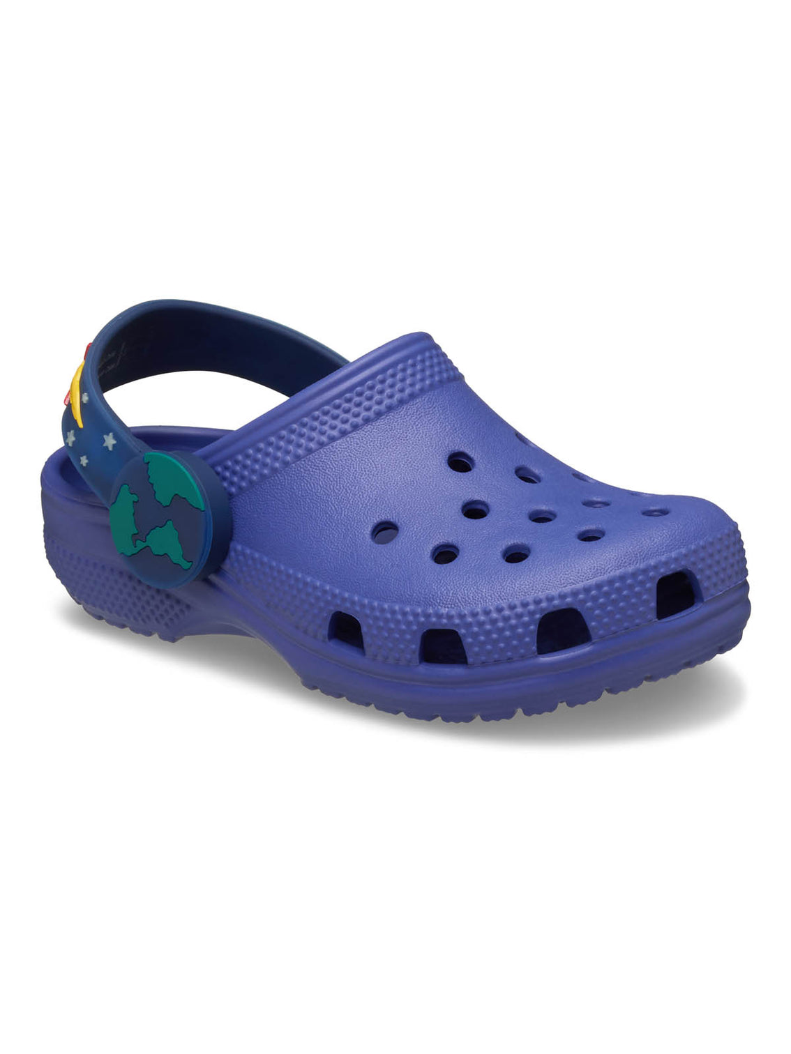 Zueco Niños Pequeños Classic Clog Con Luces Azul Crocs