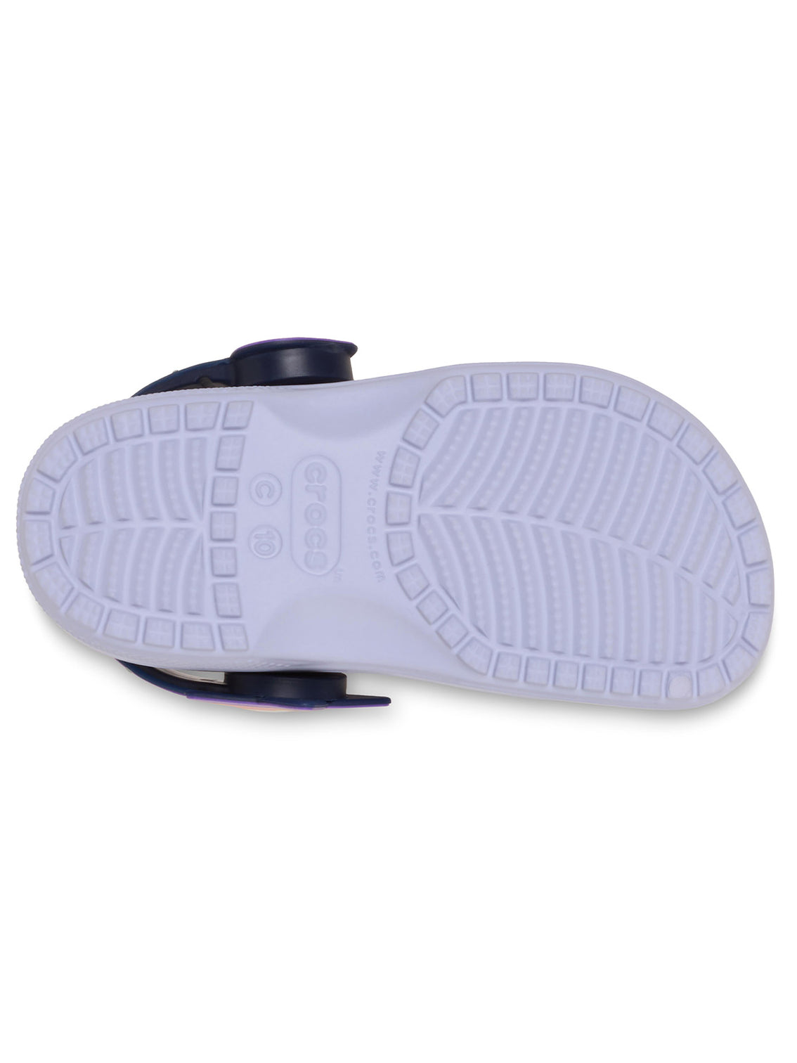 Zueco Niños Pequeños Classic Clog Con Luces Lila Crocs