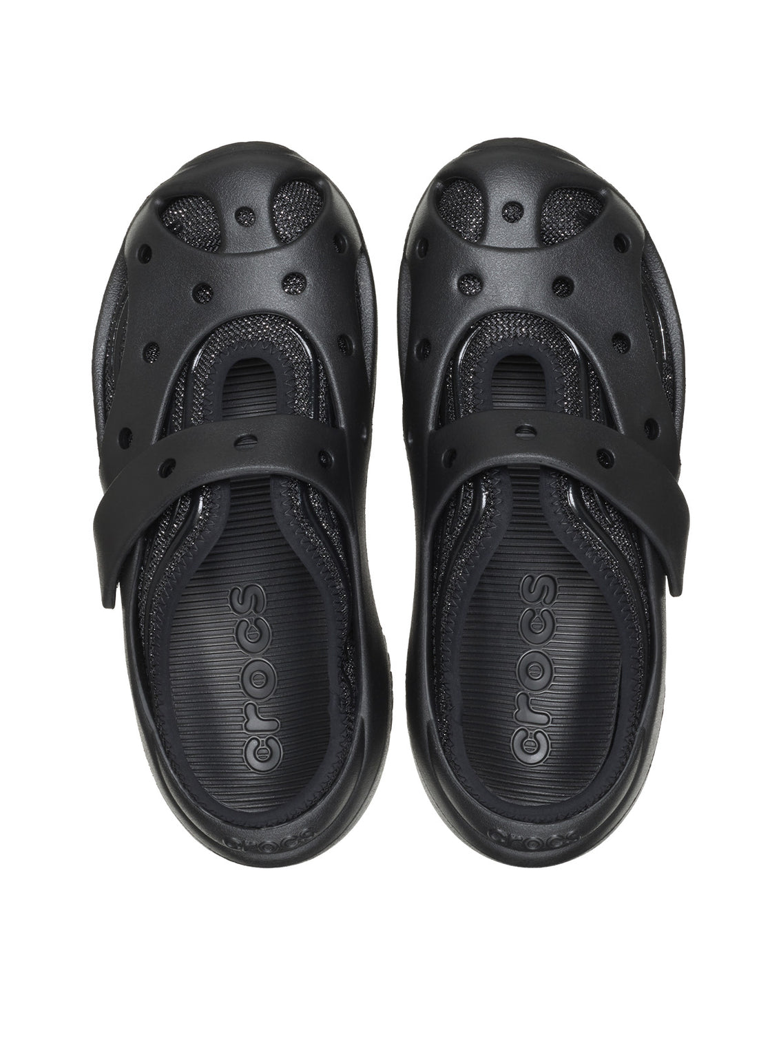 Zueco Mujer Caged Mule Negro Crocs