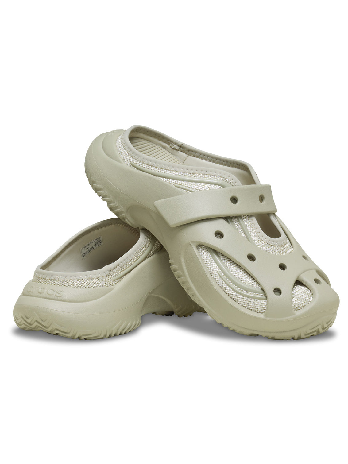 Zueco Mujer Caged Mule Beige Crocs