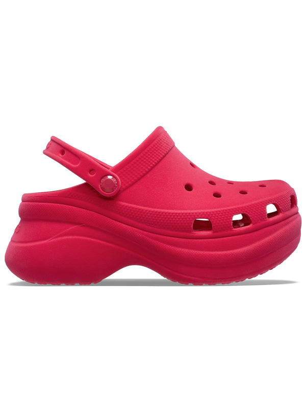 Zueco Plataforma Mujer Bae Clog Velvet Crocs