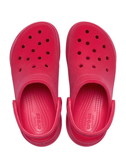 Zueco Plataforma Mujer Bae Clog Velvet Crocs